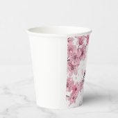 Gobelets En Papier Impression de fleurs de cerisier (Droite)