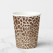 Gobelets En Papier Impression de girafe (Droite)