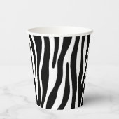 Gobelets En Papier Impression Zebra (Verso)