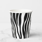 Gobelets En Papier Impression Zebra (Recto)