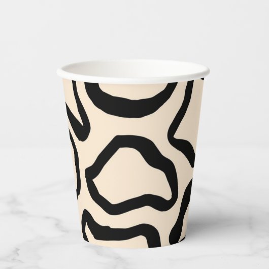 Gobelets En Papier Imprimé animalier (Recto)
