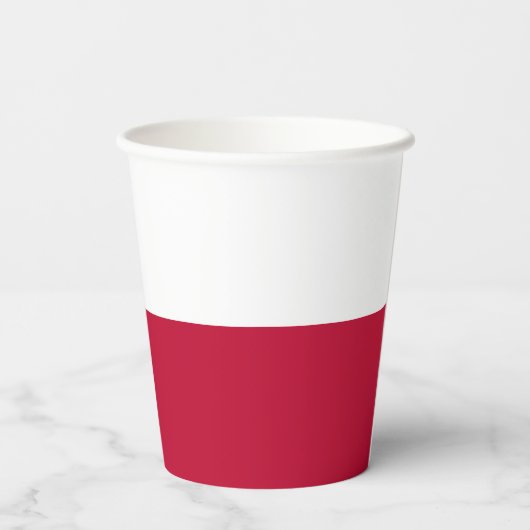 Gobelets En Papier Indicateur d'état du Texas (Verso)