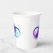 Gobelets En Papier Infinity with purple feather (Droite)