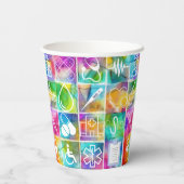 Gobelets En Papier Infirmière (Verso)