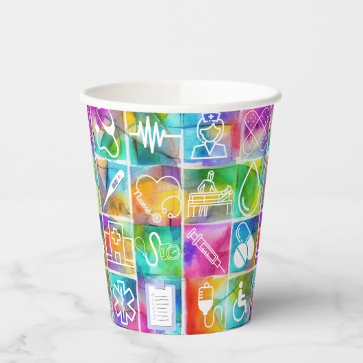 Gobelets En Papier Infirmière (Gauche)