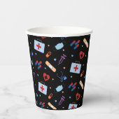 Gobelets En Papier Infirmière de la RN Étudiante en soins infirmiers  (Recto)