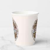 Gobelets En Papier "Infirmière" et traits inspirants - Empreinte de l (Droite)