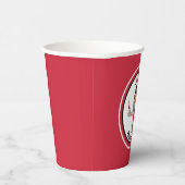 Gobelets En Papier Infirmière ethnique Femme Cartoon Graduation Rouge (Droite)