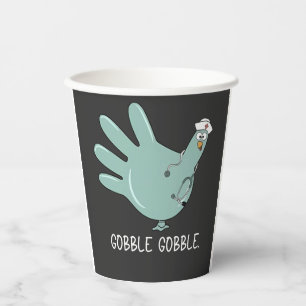 Gobelets En Papier Infirmière Urgences Dinde Gobble Squad Infirmière