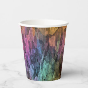 Gobelets En Papier inspiration antechamber - cristal arc-en-ciel :