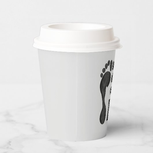 Gobelets En Papier Inspirer la coupe moderne en papier noir et gris (Droite)