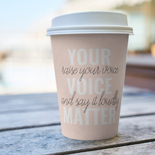 Gobelets En Papier Inspirer votre vocabulaire Motivation Citation