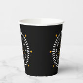 Gobelets En Papier Instrument de vol Compteur d'aéronef (Gauche)