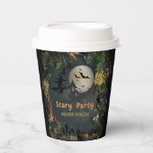 Gobelets En Papier Invitation du planificateur de nuit des sorcières (Recto)