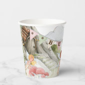 Gobelets En Papier Invitation Fairy Birthday (Recto)