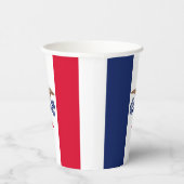 Gobelets En Papier Iowan Flag & Seal, Flag of Iowa (Droite)