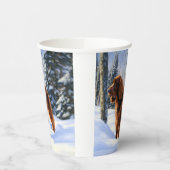 Gobelets En Papier Irish Setter Let It Neige Christmas (Gauche)