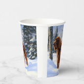 Gobelets En Papier Irish Setter Let It Neige Christmas (Droite)