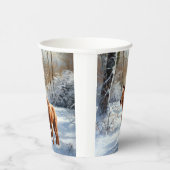 Gobelets En Papier Irish Terrier Laisser neiger Noël (Droite)