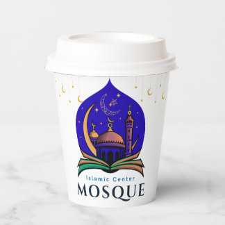 Gobelets En Papier Islamic Center Coffee Cup – Mosque & Crescent Nigh