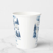 Gobelets En Papier It Takes a Village Winter Snow Baby Shower (Droite)