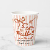 Gobelets En Papier Italian Baby Shower Theme (Recto)