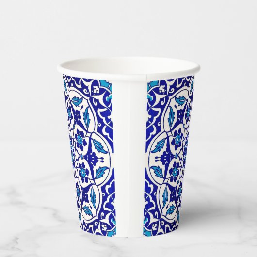 Gobelets En Papier Italien Turc Iznik Indigo Party Table (Droite)