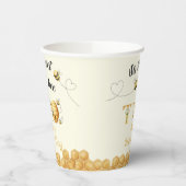 Gobelets En Papier It's So Sweet To Bee 2nd Birthday (Gauche)