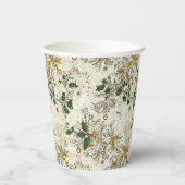 Gobelets En Papier Ivy Floral Festive : Festive (Verso)