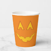 Gobelets En Papier Jack-O-Lantern (Verso)