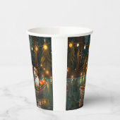 Gobelets En Papier Jack Russell Christmas Festive Voyage (Gauche)