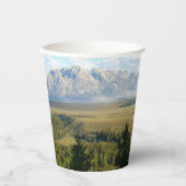 Gobelets En Papier Jackson Hole Mountains et River (Recto)