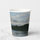 Gobelets En Papier Jackson Hole River au parc national de Grand Teton (Verso)