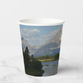Gobelets En Papier Jackson Hole River au parc national de Grand Teton (Recto)