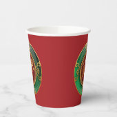 Gobelets En Papier Jade Nouvel An chinois du cheval (Gauche)