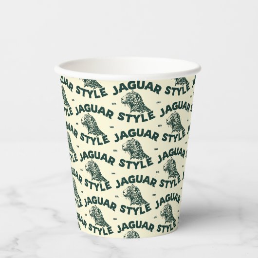 Gobelets en papier Jaguar (Recto)