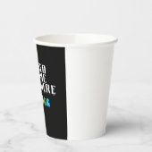 Gobelets En Papier J'ai suspendu mon jeu pour être ici (Gauche)