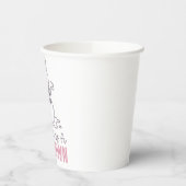 Gobelets En Papier J'ai une fonte - Drôle Snowman Design (Gauche)