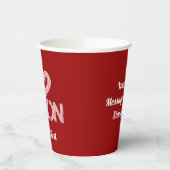 Gobelets En Papier J'Aime Les Tasses De Papier Bacon (Gauche)
