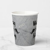 Gobelets En Papier J'aimerais pêcher une citation drôle (Gauche)