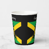 Gobelets En Papier Jamaican Flag Wedding Congratulations (Gauche)
