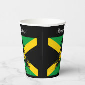 Gobelets En Papier Jamaican Flag Wedding Congratulations (Droite)