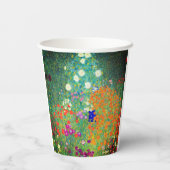 Gobelets En Papier Jardin aux fleurs Gustav Klimt (Verso)