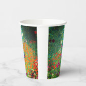 Gobelets En Papier Jardin aux fleurs Gustav Klimt (Gauche)