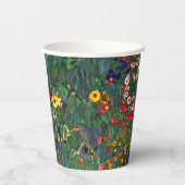 Gobelets En Papier Jardin aux fleurs Gustav Klimt (Verso)