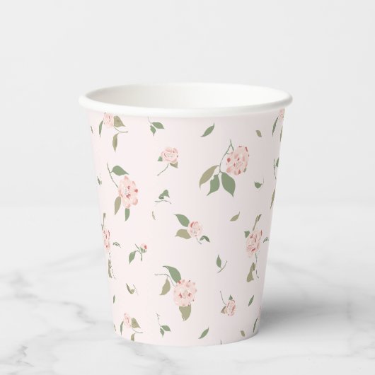 Gobelets En Papier Jardin de Camellia (Recto)