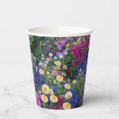 Gobelets En Papier Jardin d'été coloré Floral (Verso)