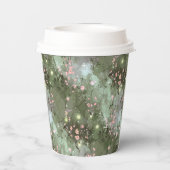 Gobelets En Papier Jardin enchanté 16 Motif rose ID1163 (Verso)