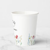 Gobelets En Papier Jardin Fleur sauvage Anniversaire (Gauche)