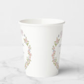 Gobelets En Papier Jardin Floral d'Été (Gauche)